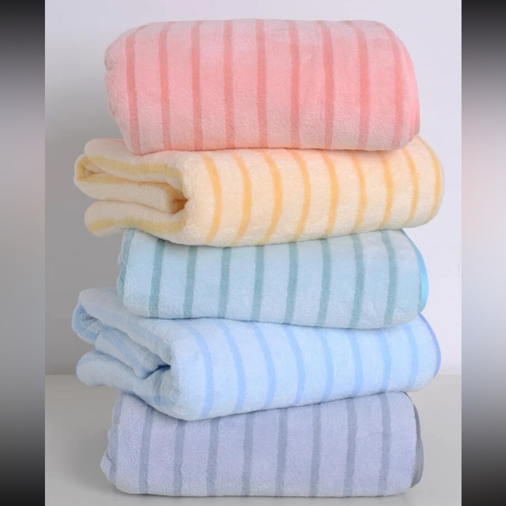 Premium soft Bath towel 1 pcs RANDOM COLOR big washcloth
